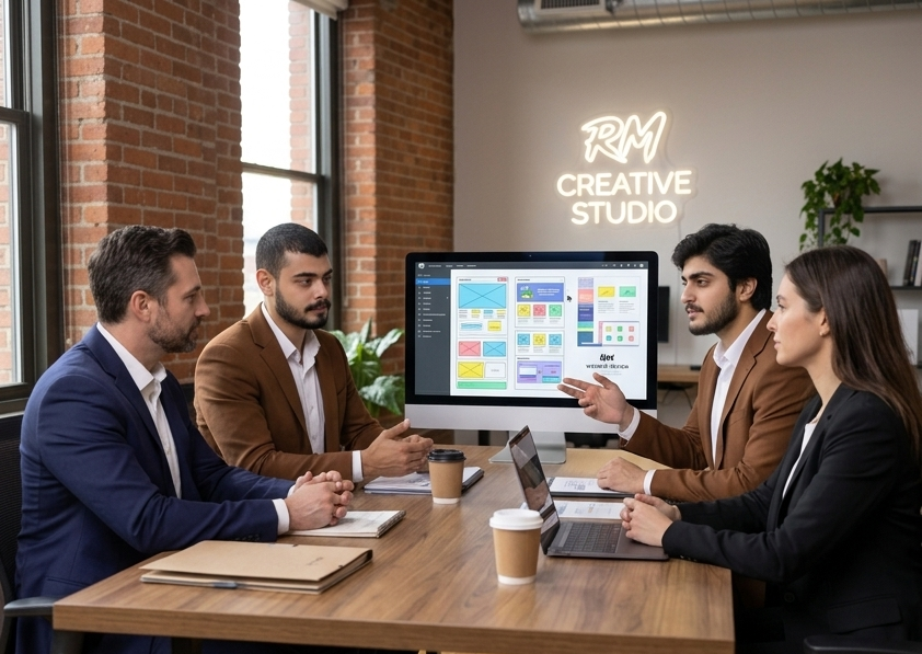 Raja Mutahir and Zain Chaudhary Meeting in RM Pixel Studio