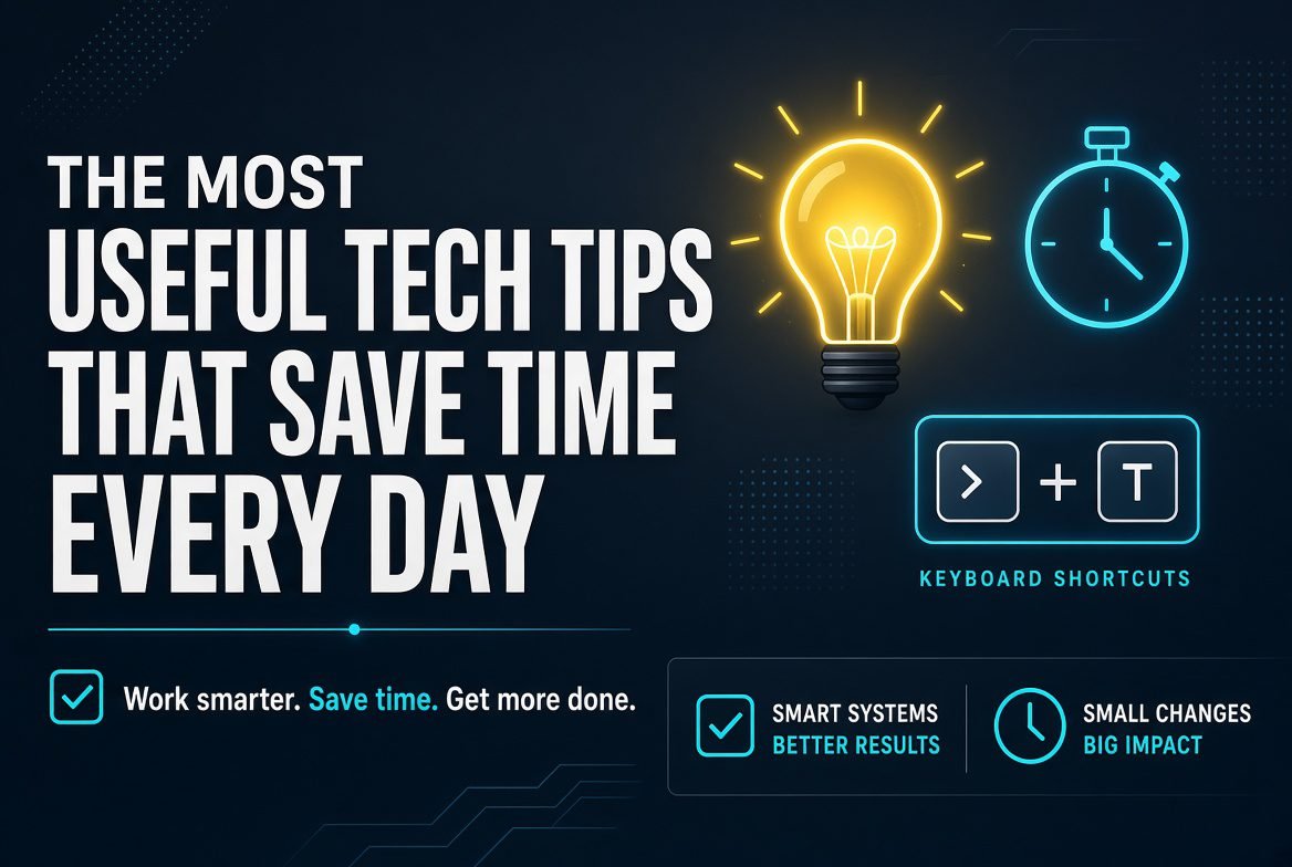 The Most Useful Tech Tips That Save Time Every Day